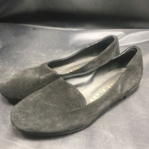 Skylar Blake Black Suede Flats